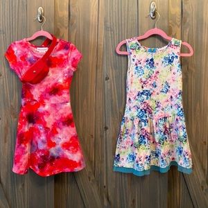 Size 7 American Girl child 2 dresses (match dolls)